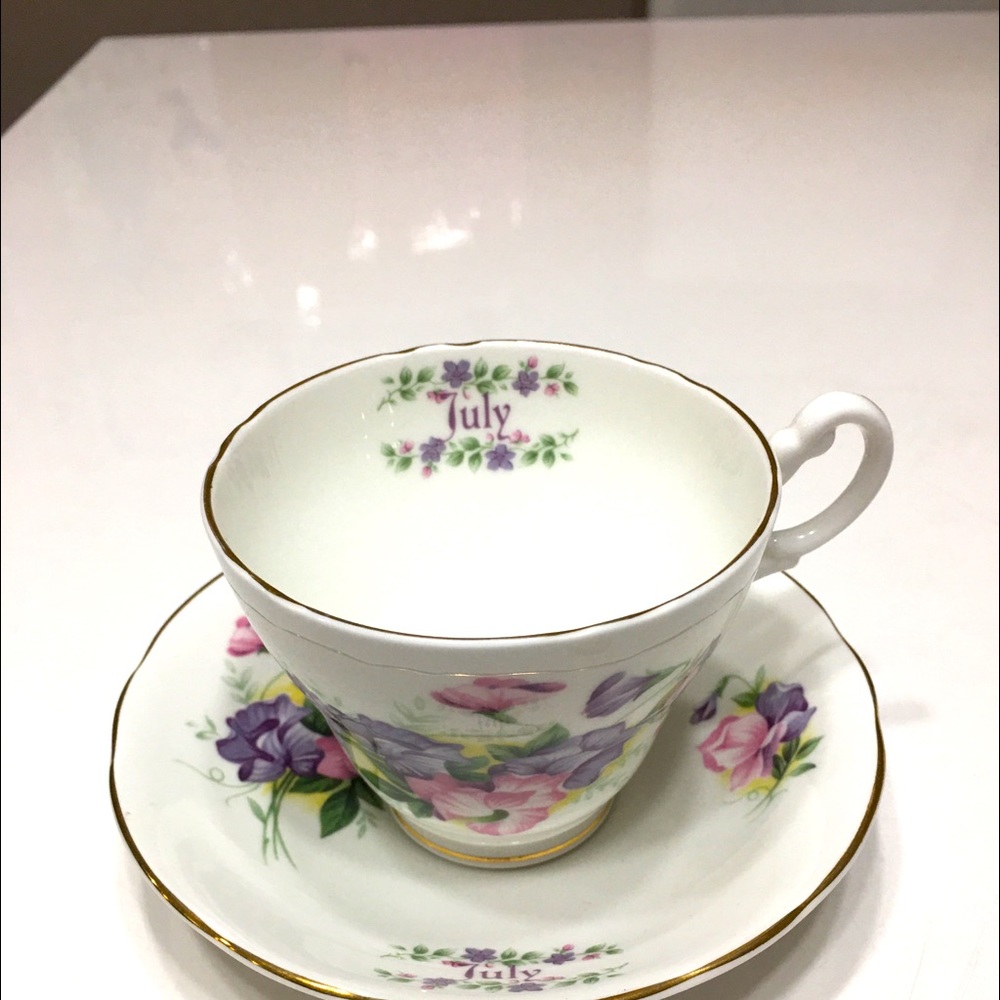 Royal Stuart teacup and saucer, made by England bone China
